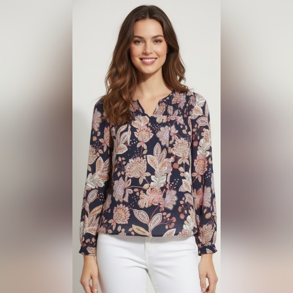 NEW! Lucky brand blouse sz small 12.12 - Picture 2 of 10